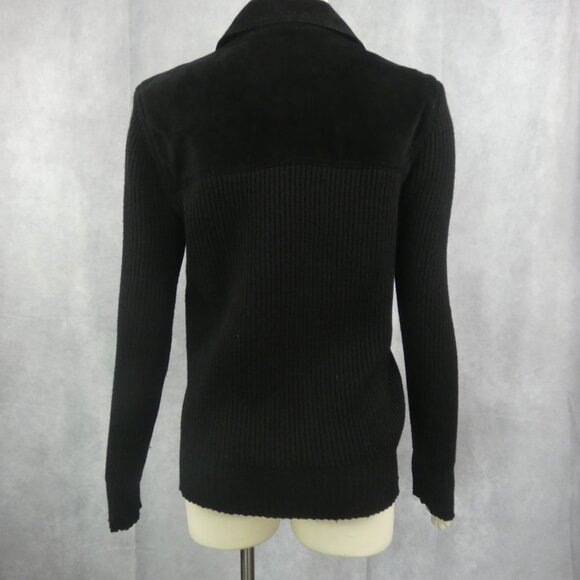 Vintage Maud Frizon Suede Sweater Jacket - Picture 3 of 5